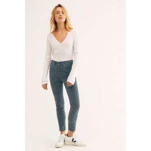 Free People Sun Chaser Cord Skinny Jeans